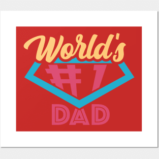 Worlds 1 dad Line of Accessories and Clothing Posters and Art